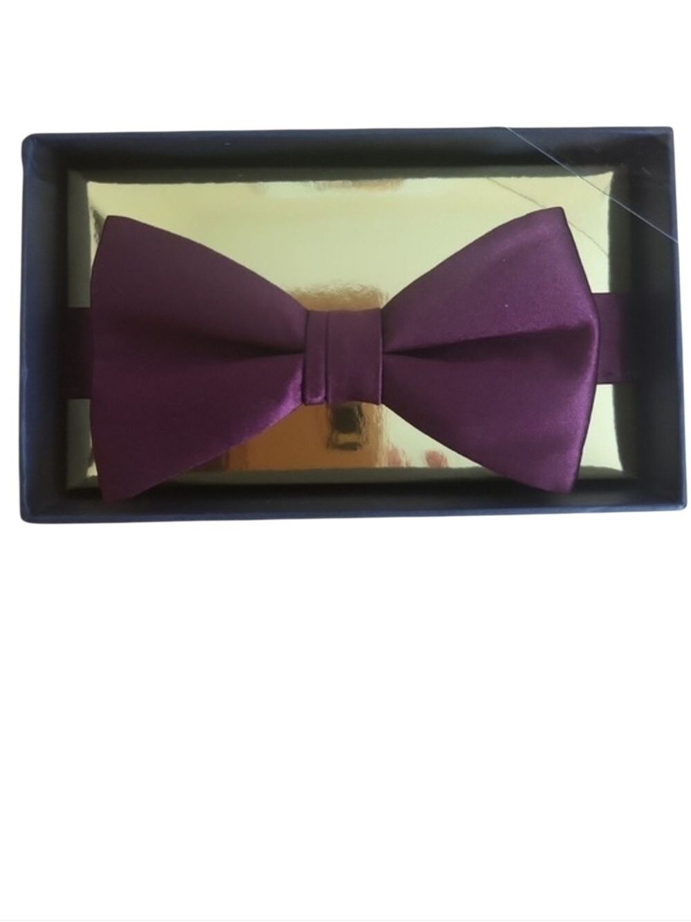 Pronto Uomo Burgundy Silk Pre-Tied Bow Tie NWT